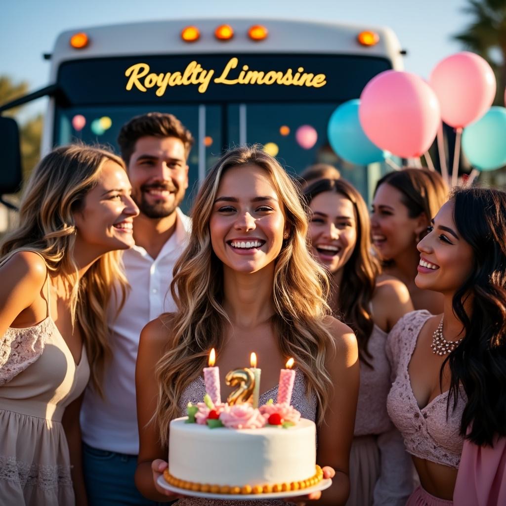 Birthday limo service in San Diego